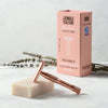 eco-friendly safety razors - rose gold