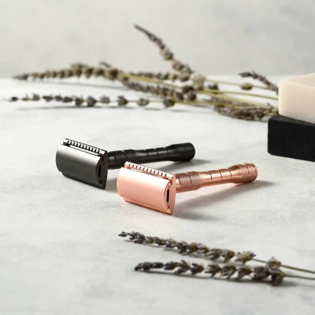 Reusable Safety Razors - Rose Gold or Black — EarthShopp
