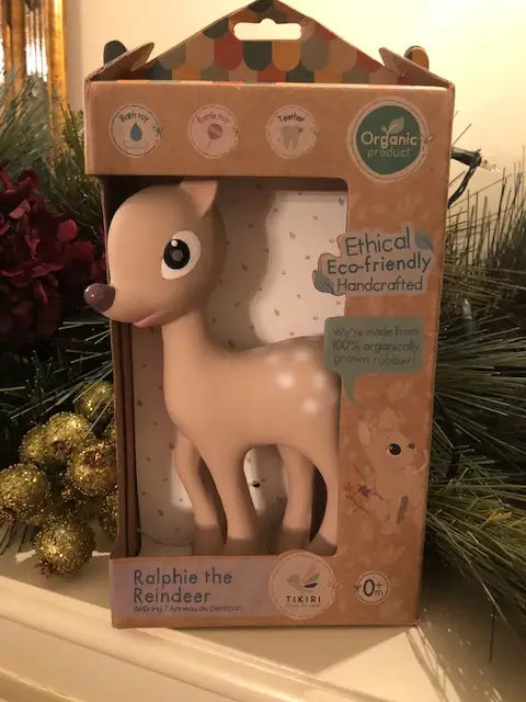 Rattle4, Teether & Bath Toy - Ralphie Reindeer