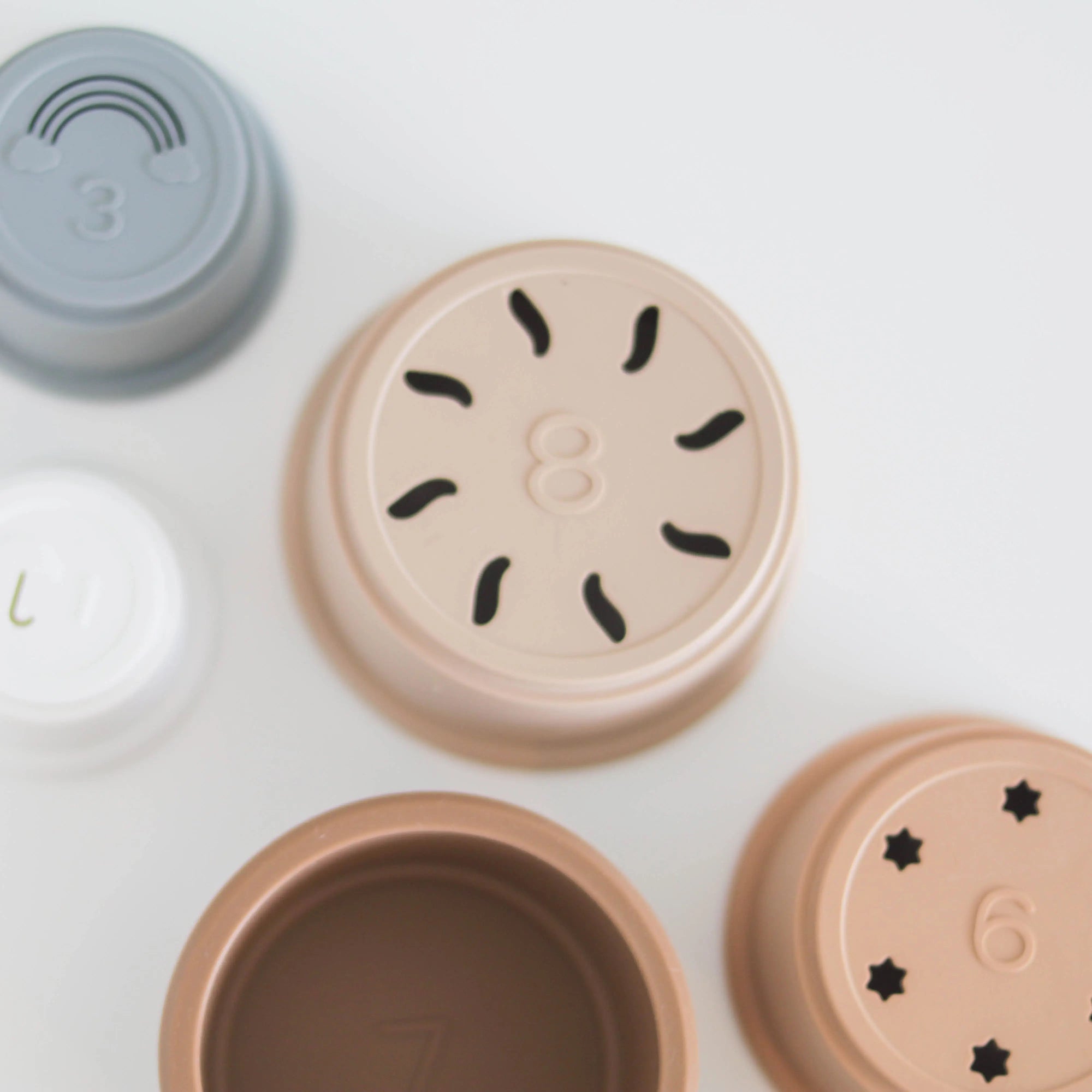 Baby Silicone Stacking Cups 