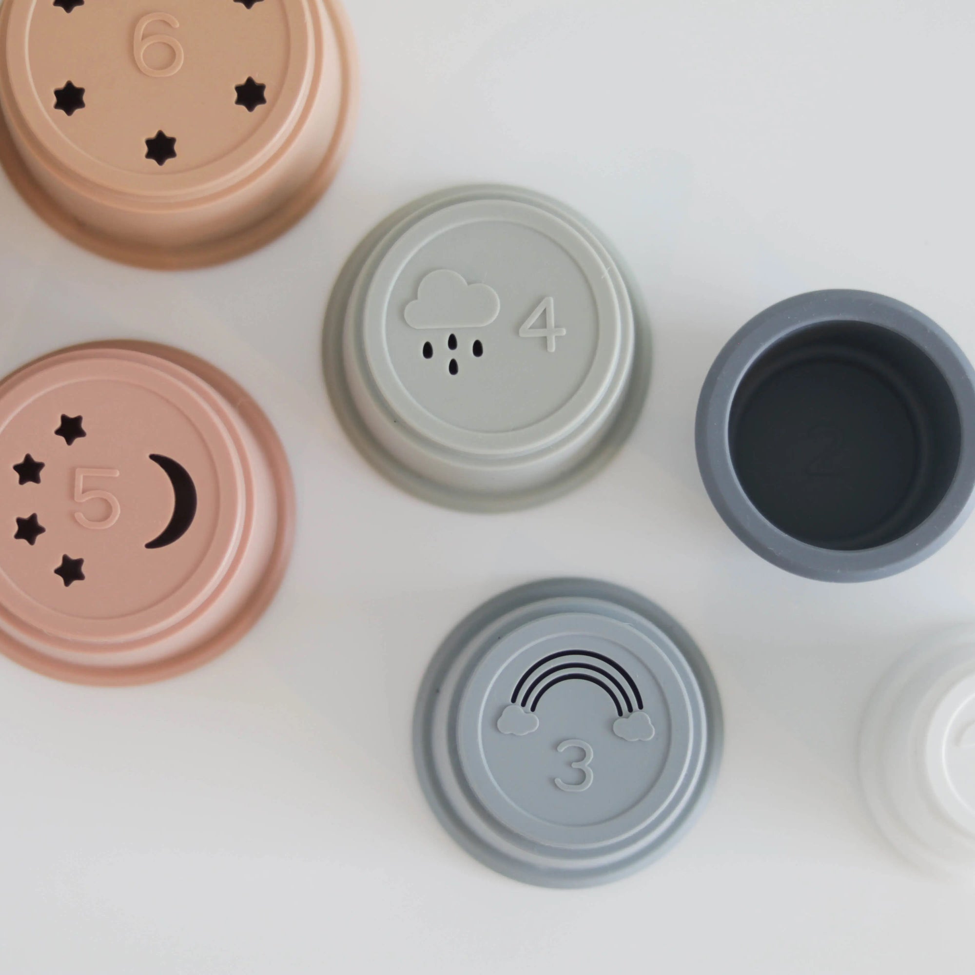 Baby Silicone Stacking Cups 