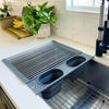 Roll up Silicone & Steel Dish Drying Rack
